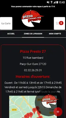 Pizza Presto 27 android App screenshot 1